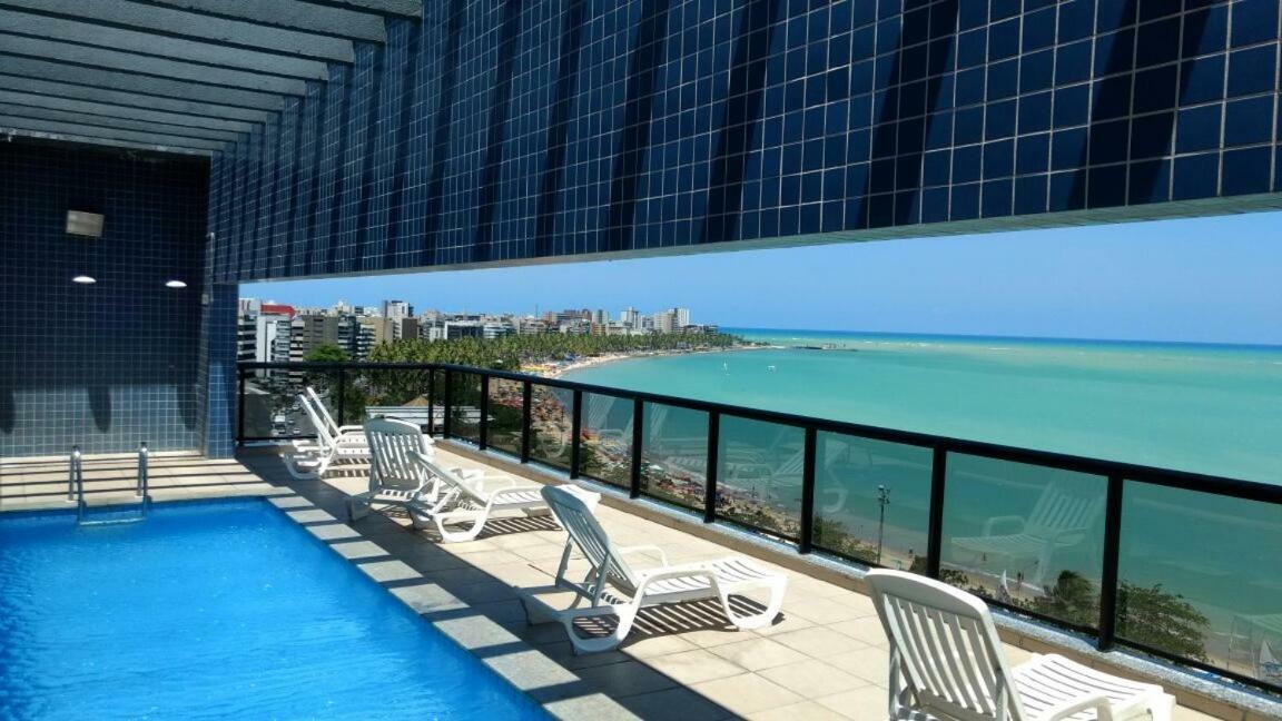 Apartamento Luxo 2/4 Beira-Mar Pajucara - Maceio Apartman Kültér fotó